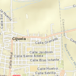 Cijuela Street Map