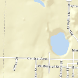 601-799 W Central St Oronogo MO Street Map