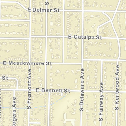 1338 South Fairway Avenue, Springfield, MO Street Map