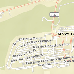 Monte Gordo Street Map