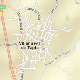 Villanueva de Tapia Street Map