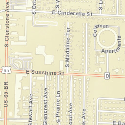 2168-2170 East Cinderella Street, Springfield Street Map