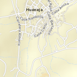Huéneja Street Map