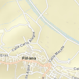 Fiñana Street Map