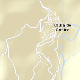 Olula de Castro Street Map