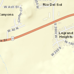 2601-2631 W 175 N Hurricane UT Street Map