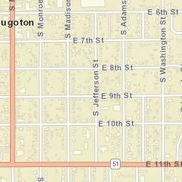 201-247 East 6th Street, Hugoton, KS Street Map