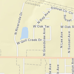 200-398 Bay Ave Columbus KS Street Map