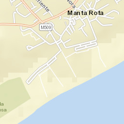 Manta Rota Street Map