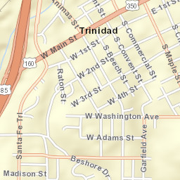 101-199 S Maple St, Trinidad, CO 81082 Street Map