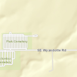 1001-1251 SE Wyandotte Rd Columbus KS 66725 Street Map