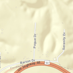 U.S. 60, Fordland, MO 65652, USA Street Map