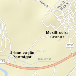 Mexilhoeira Grande Street Map