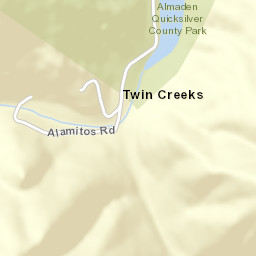 Twin Creeks California Street Map