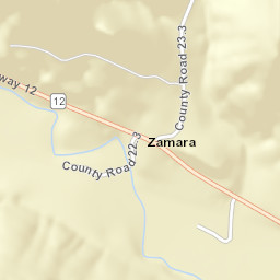 Zamara Colorado Street Map
