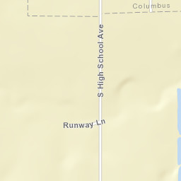 987-1081 South High School Avenue, Columbus Street Map