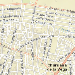 Churriana de la Vega Street Map