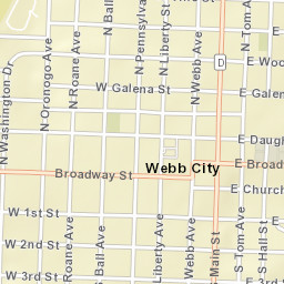 15-19 S Hall St Webb City MO 64870 Street Map
