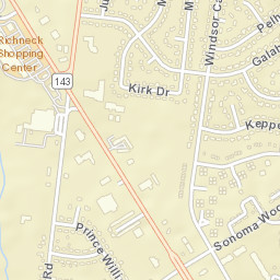 193 Richneck Rd, Newport News, VA Street Map