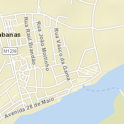 Cabanas de Tavira Street Map
