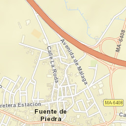 Fuente de Piedra Street Map