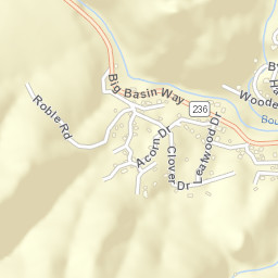 Forest Springs California Street Map