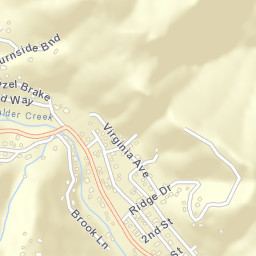 Bracken Brae California Street Map