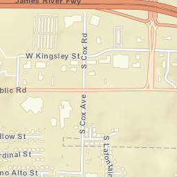 1900-2198 West State Highway M, Springfield Street Map
