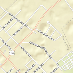 313 N 3rd St Cave City, Kentucky Street Map
