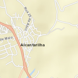 Alcantarilha Street Map