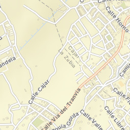 Cájar Street Map