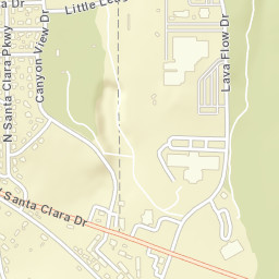 1188-1604 North Lava Flow Drive, St. George Street Map