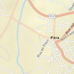 Pêra Street Map