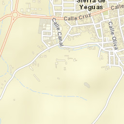 Sierra de Yeguas Street Map