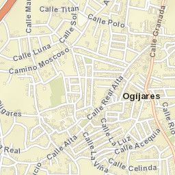 Ogíjares Street Map