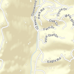 Glenwood California Street Map