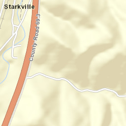 Starkville Colorado Street Map