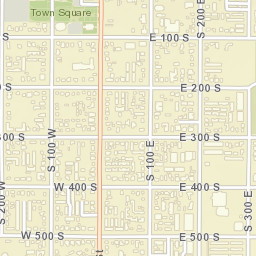 449-499 South 300 East Saint George Street Map