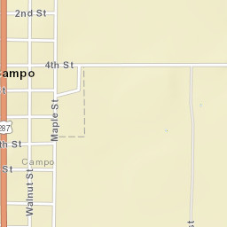 400 South Main Street, Comanche National Grassland Street Map