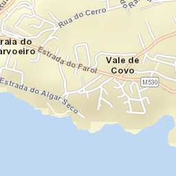 Carvoeiro Street Map