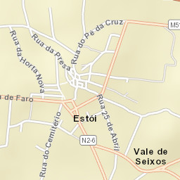 Estói Street Map