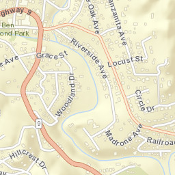 Ben Lomond California Street Map