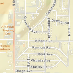 101-199 East Osage Avenue, Arkansas City, KS  Street Map