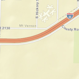 Interstate 44, Mt Vernon, MO 65712 Street Map