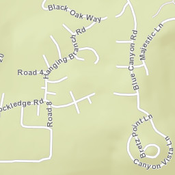 42587 Canyon Vista Ln, Shaver Lake Street Map