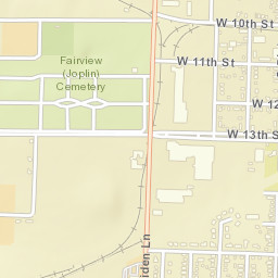 1502 South Cunningham Avenue, Joplin, MO Street Map