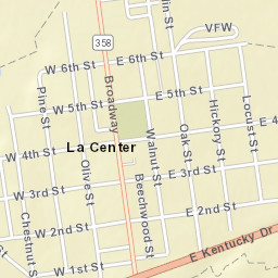301-399 Locust St La Center KY Street Map