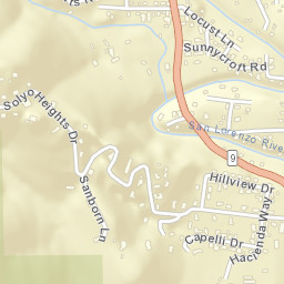 Brackney California Street Map