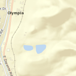 Olympia California Street Map