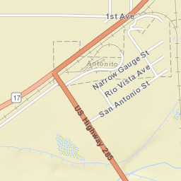 County Road 12.5, Antonito, CO 81120, USA Street Map